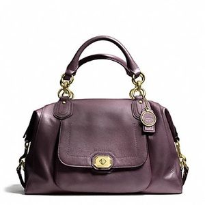 COACH Large Plum Bag